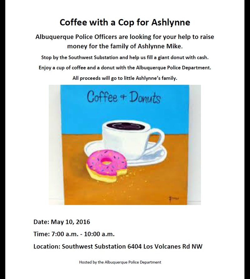 Coffee with a Cop to Support Family of Murdered Shiprock Girl