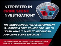 Free Crime Scene Investigation Course