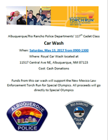 Police Cadets Raising Money for Special Olympics 