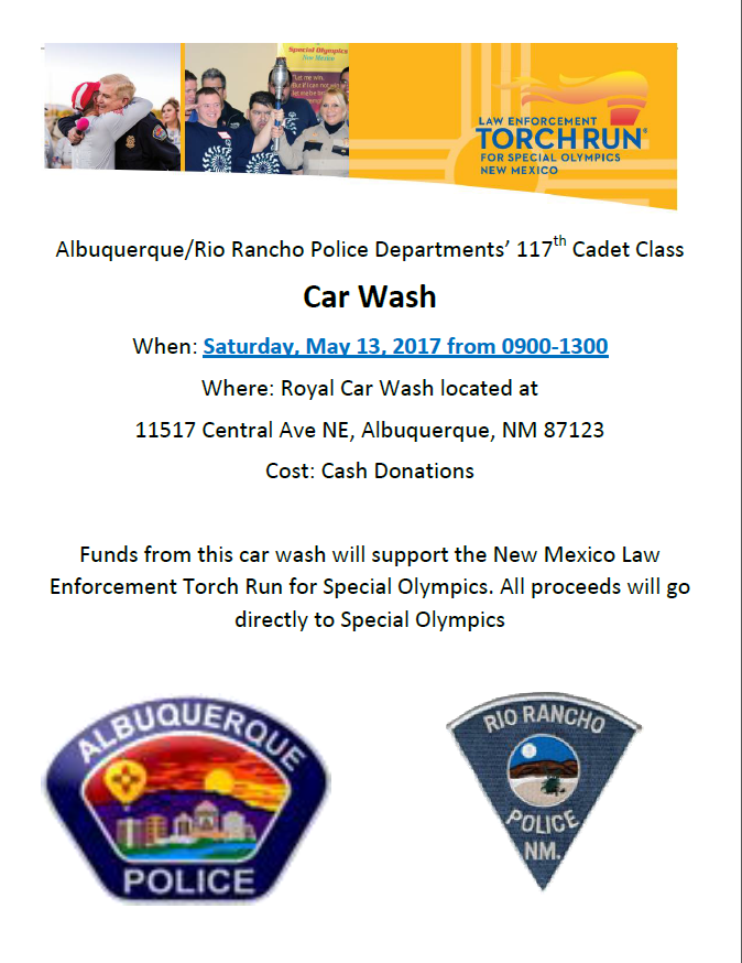 Police Cadets Raising Money for Special Olympics