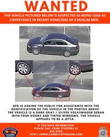 WANTED: APD releases photos of vehicle suspected to be involved in murders of Muslim men