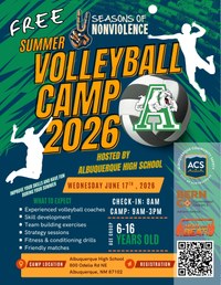 Volleyball Camp at Albuquerque High