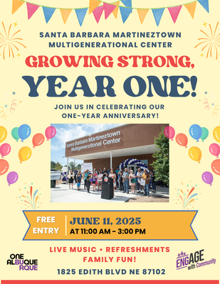 Santa Barbara Martineztown 1-Year Anniversary Celebration