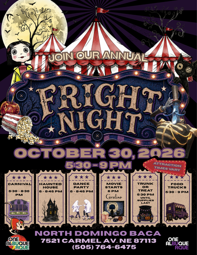 Fright Night at North Domingo Baca