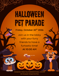 Halloween Pet Parade at Manzano Mesa