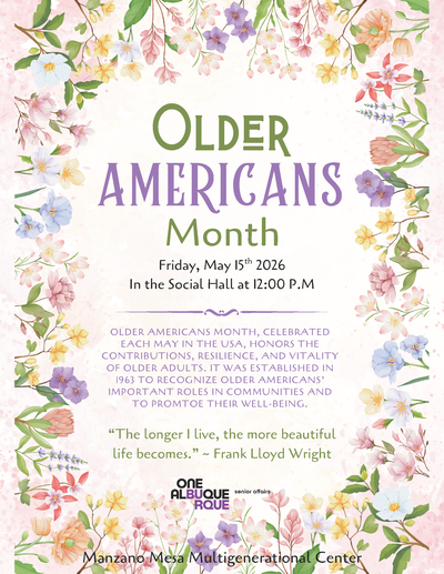 Older Americans Month Celebration