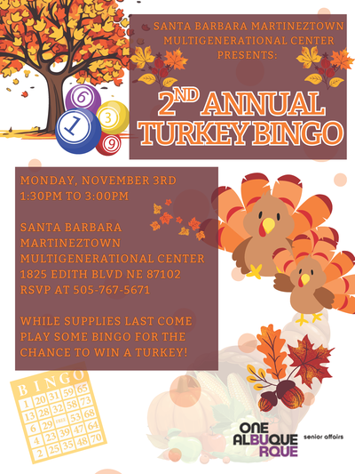 Turkey Bingo