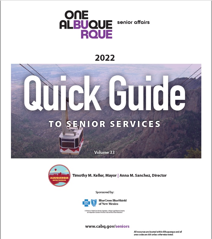 Cover of the Senior Quick Guide for 2022