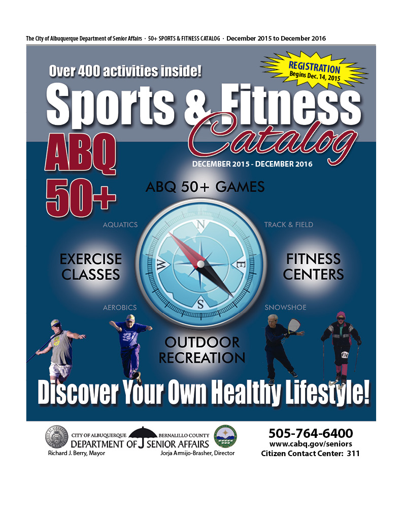 50 Plus Sports and Fitness Catalog 12-2015 - 12-2016 Cover