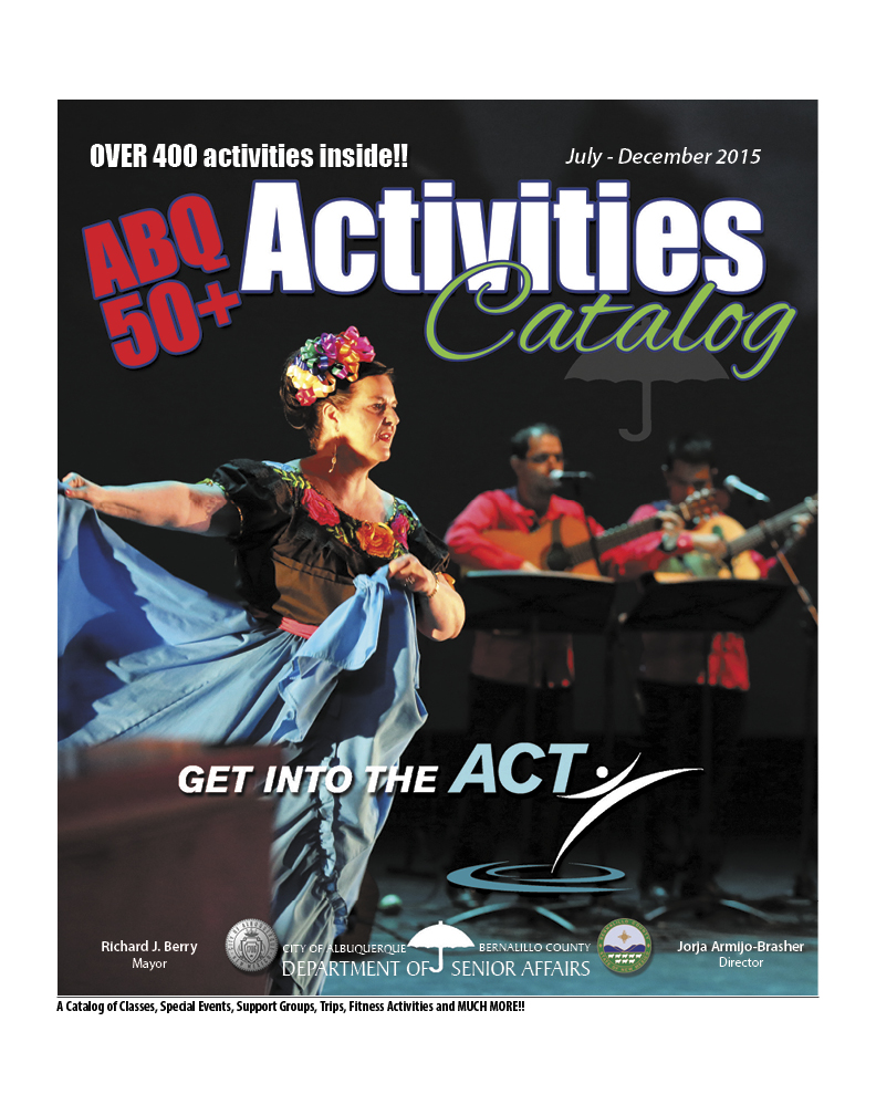 ABQ 50-Plus Activities Catalog Jul-Dec 2015 Cover