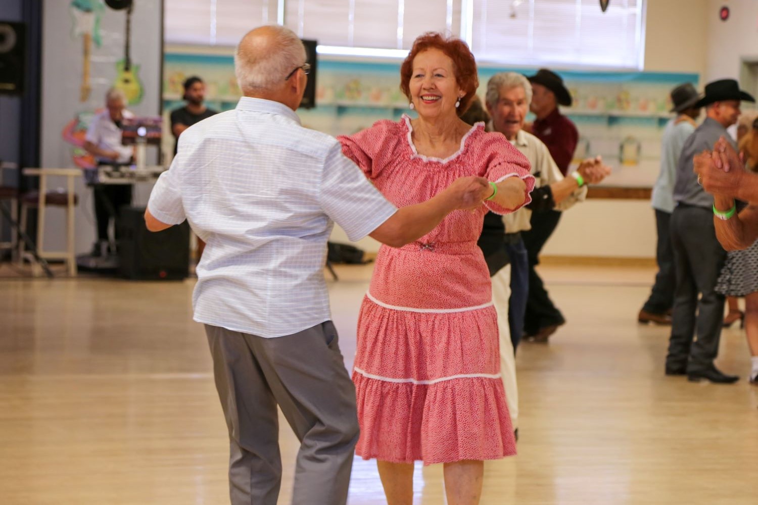 Senior Center Couple Dance