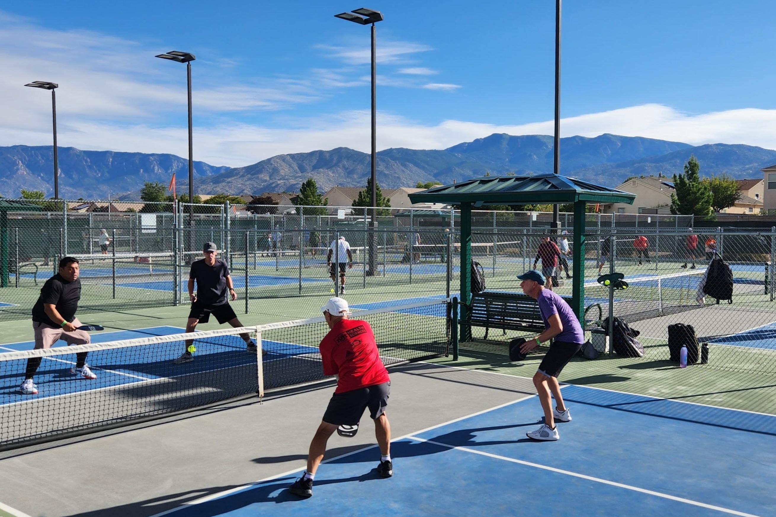 Seniors Working Out at a Senior Center Gym