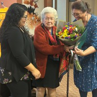 Foster Grandparent Rupe Tafoya 30 Years of Service