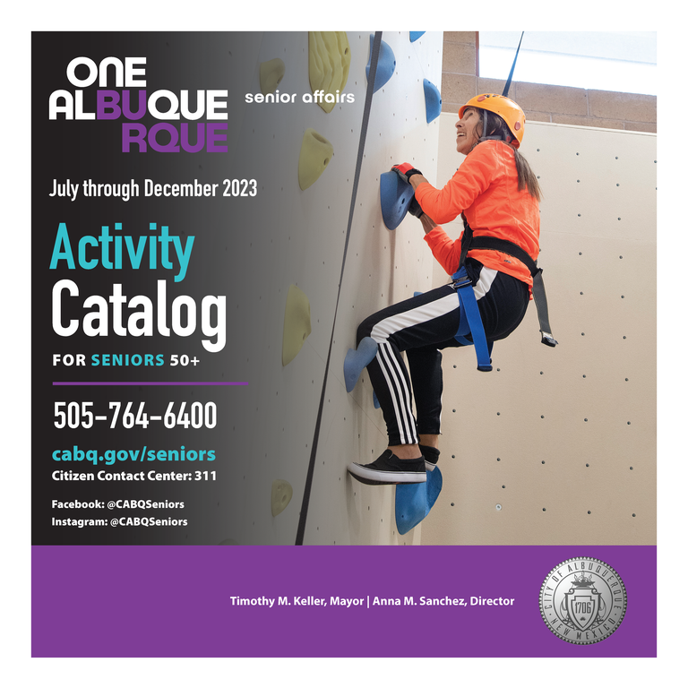 Senior Affairs Activity Catalog Fall 2023 Cover