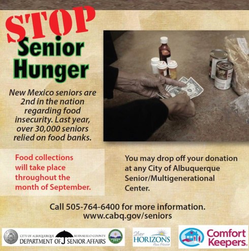 Stop Senior Hunger Month campaign image
