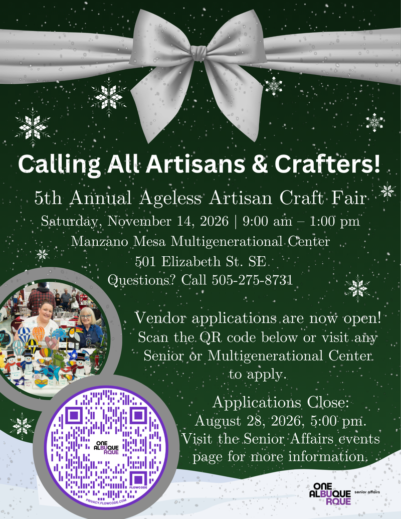 Ageless Artisan Craft Fair Vendor Applications Now Open!