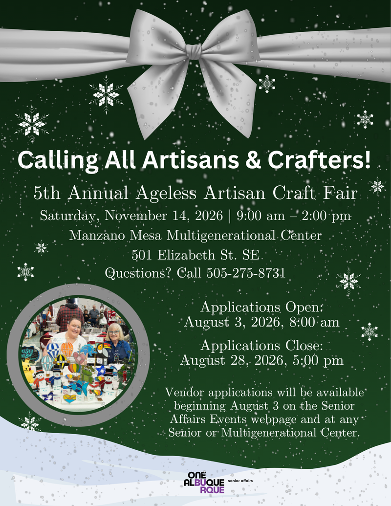 Ageless Artisan Craft Fair Vendor Applications Opening Soon