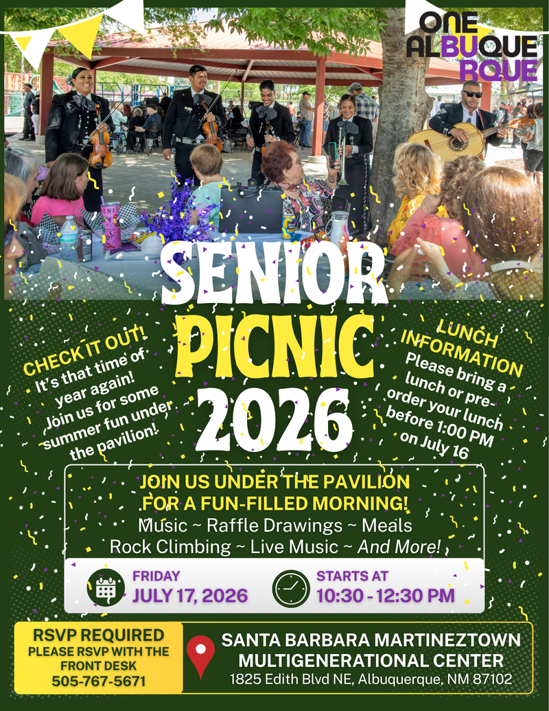 Annual Senior Picnic Returns Friday