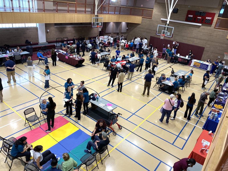 Falls Risk Screening Event Draws a Crowd at North Domingo Baca