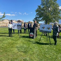 Mayor Tim Keller, City Council President Borrego and Community Members Announce Cibola Loop Multigenerational Center