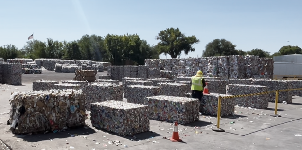 Preparing Recycling for Shipping