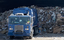 Unloading Recycling Truck