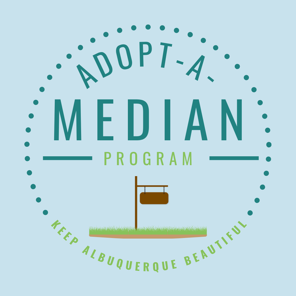 Adopt-a-Median Logo Logo for the Adopt-a-Median program.