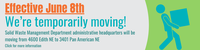 Temporary Relocation Banner