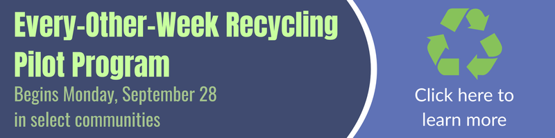 EOW Recycling Pilot Web Banner