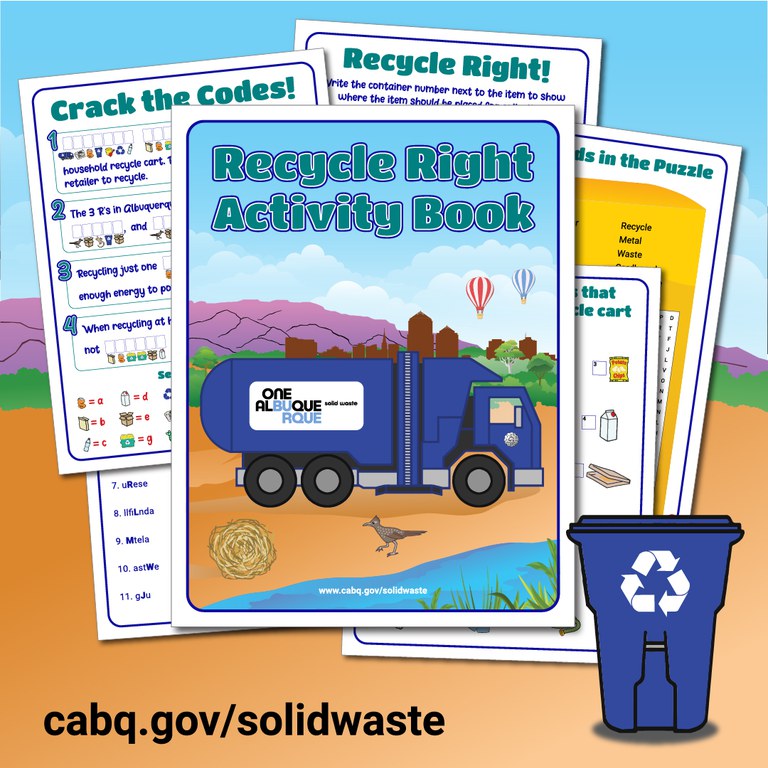Recycle Right Poster for Kids