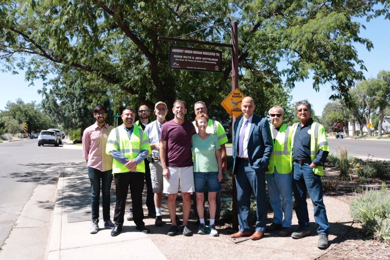 Local Couple Honored for Dedicating Over 30 Years to Cleaning Up Community Median