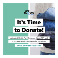 Save the Date for the Recyclothes Clothing Drive