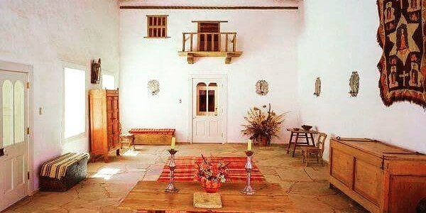 An image of the grand sala at Casa San Ysidro.