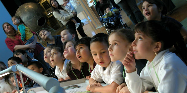 Children at the Balloon Museum