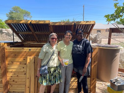 Barelas Senior Center Community Compost Co-op Volunteers