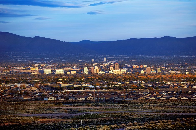 City and Downtown View Tile