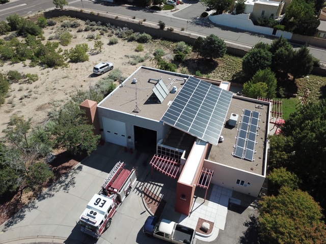 Solar Panels on a residential rooftop