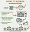Food Waste to Compost: How it Works Graphic