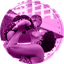 Mother and Child Circle Graphic