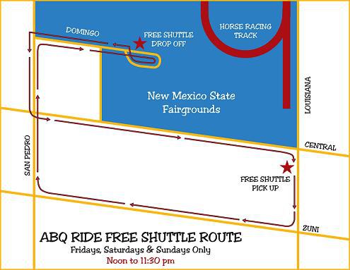 2012 St. Fair Shuttle Map