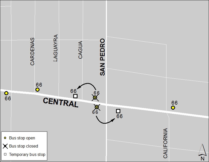 ABQ Ride Closure - Jan. 20: Cardenas & Central