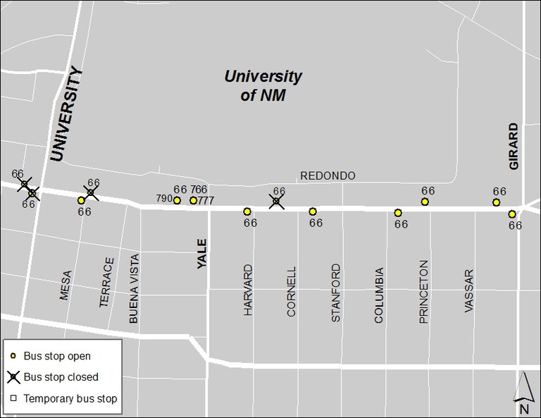 ABQ Ride Closure - Jan. 20: University & Central