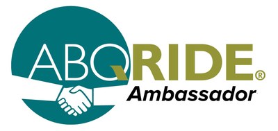 The ABQ RIDE Ambassador logo.