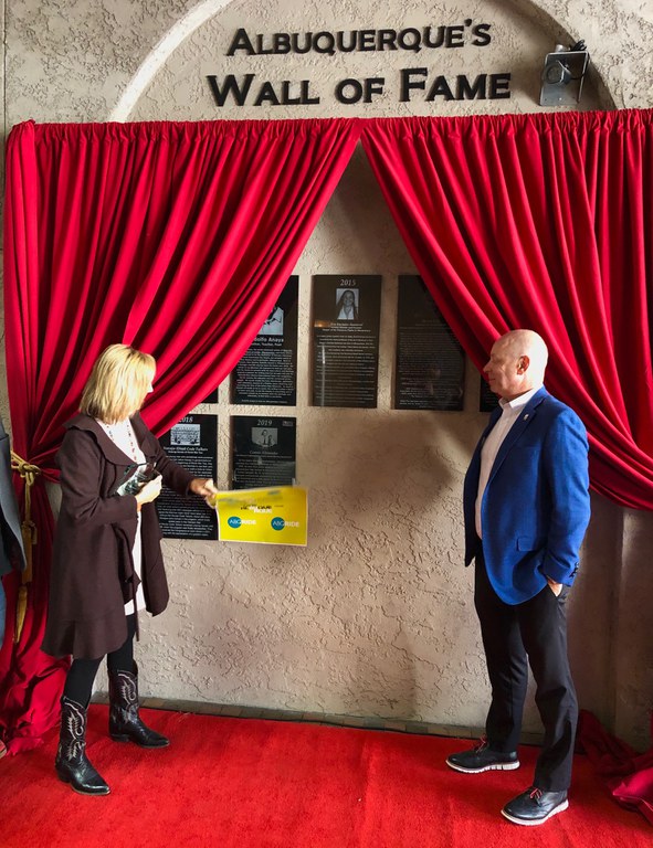 Connie Alexander-Amy Unveils Plaque