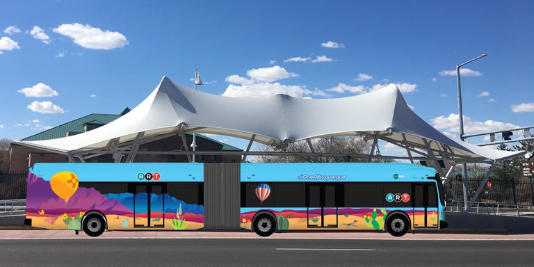 ART Bus-New Flyer-Balloon and ART Station