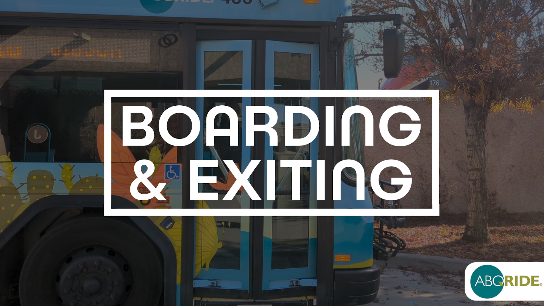 Boarding & Exiting the Bus Graphic