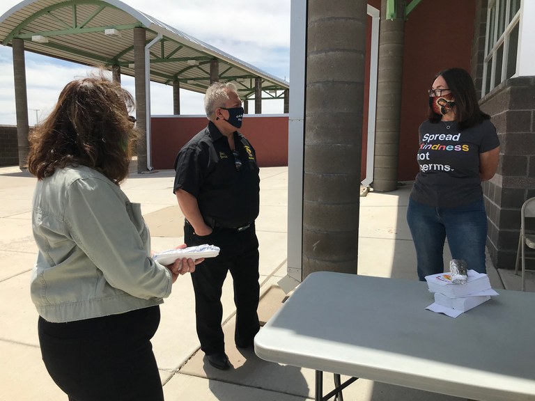 Councilor Borrego, Dan Garcia, K. Pena-burritos