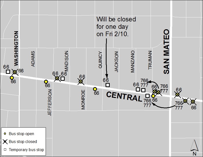 Central and San Mateo 2-9-17
