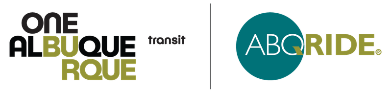 One ABQ Transit + ABQ RIDE logo