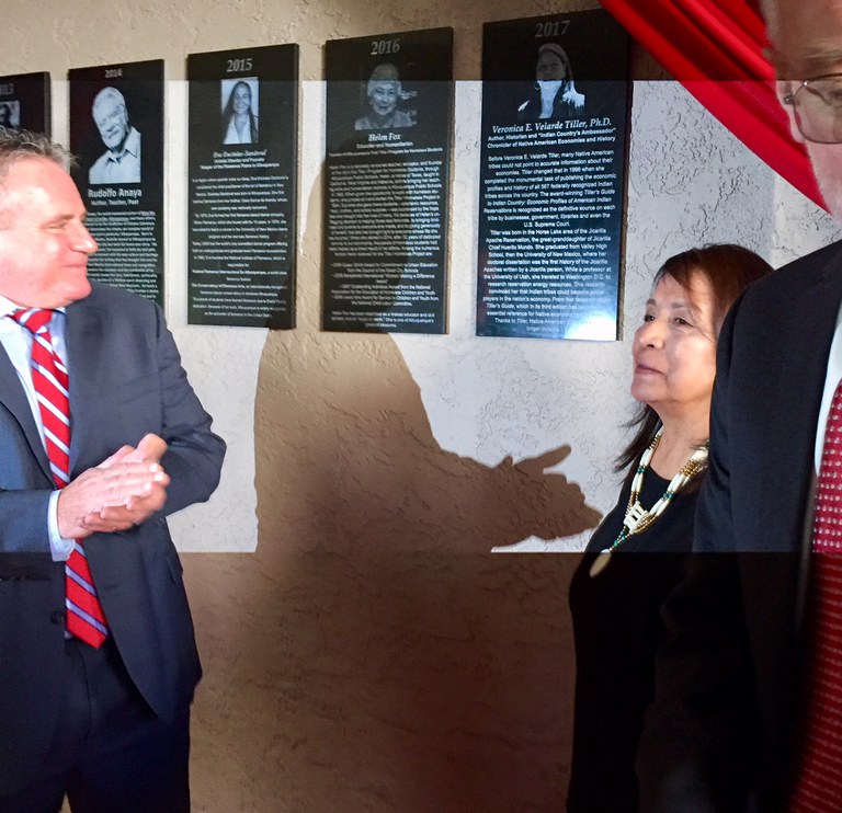 Veronica Velarde Tiller-Plaque Unveiling